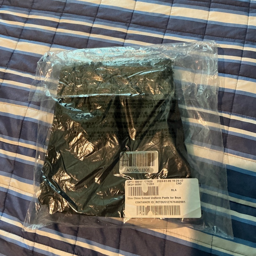 NEW - Old Navy Boy’s Casual Navy Bottoms - uniform pant.